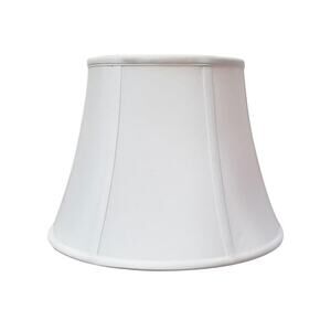 New Royal Designs Modified Bell Lamp Shade, White, 7.5 x 12 x 9.5